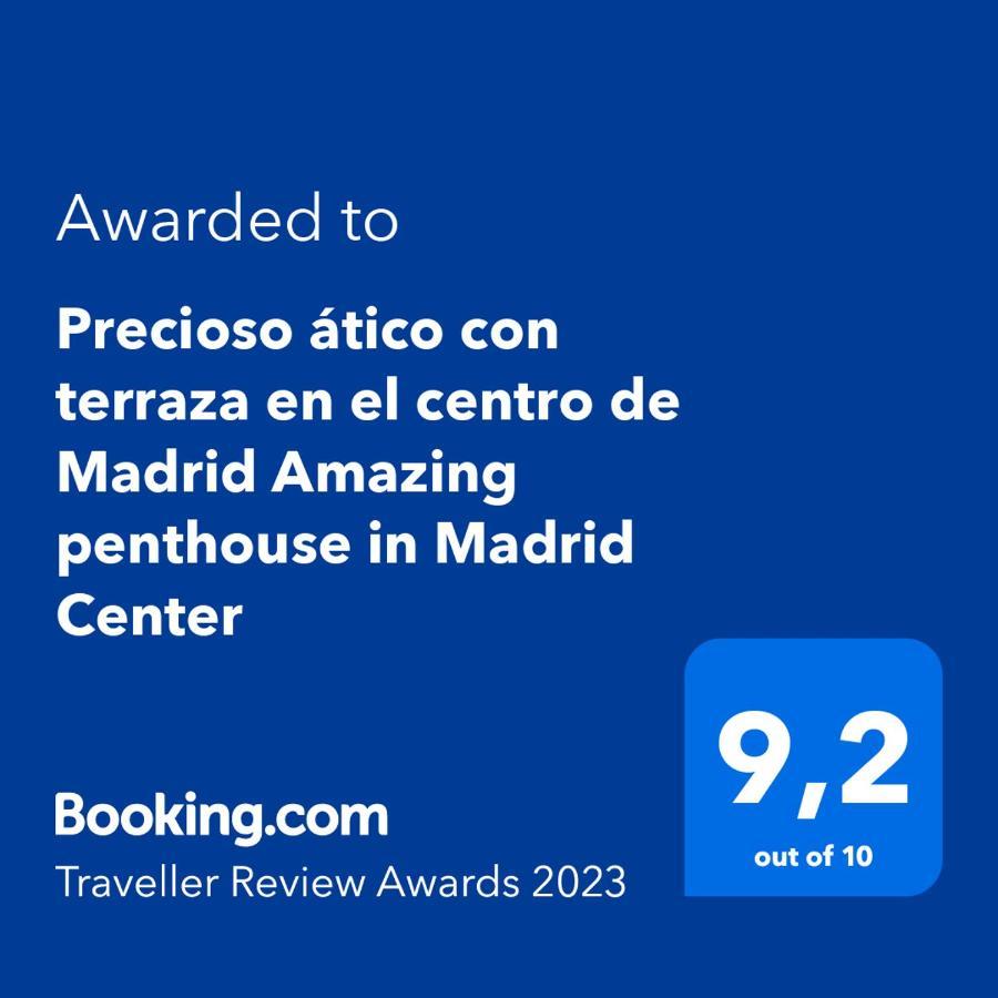 Precioso Atico Con Terraza En El Centro De Madrid Amazing Penthouse In Madrid Center Apartman Kültér fotó